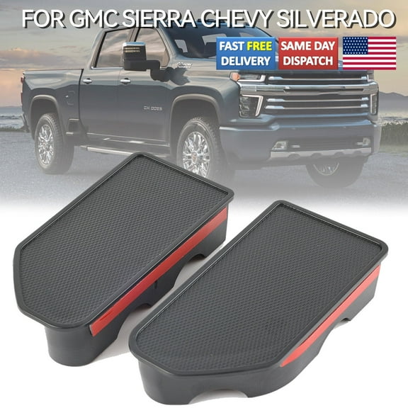 XUKEY Bed Rail Stake Pocket Cover for Chevy Silverado GMC Sierra 1500 2500HD 2019-2023