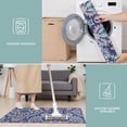 thumbnail image 6 of Blue Ethnic Paisley and Floral Pattern Kitchen Rugs Sets Of 3,Kitchen Runner Rugs Non Skid Washable,Decorative Kitchen Floor Mats for Kitchen,Sink,Laundry,17"x30"+ 17"x47" + 17"x59", 6 of 6