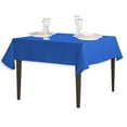 thumbnail image 4 of AK TRADING CO. 54" x 54" Polyester Square Tablecloth - Perfect for Any Occasion Like Parties, Wedding, Buffet Decoration, Indoor & Outdoor Use (Royal Blue), 4 of 4