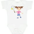 thumbnail image 3 of Inktastic Tennis Girl Girls Baby Bodysuit, 3 of 5