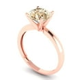 thumbnail image 2 of 2 ct Round Cut Natural Morganite Solitaire Engagement Ring for Women in 18K Rose Gold, 2 of 5