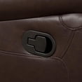 thumbnail image 3 of Manual Brown recliner Sofa 3 Seats, 3 of 4