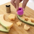 thumbnail image 1 of 9 moldes cortadores de frutas y verduras con dibujos animados, moldes cortadores de flores, herramientas para cortar galletas, pasteles, fondant, 1 of 11