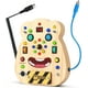 thumbnail image 1 of Bear Busy Board Montessori Edad 3, Tablero Montessori para edades de 2 a 5 años, Tablero Montessori con Luces e Interruptores, Tablero de Actividades con Música y Sonidos, 1 of 5