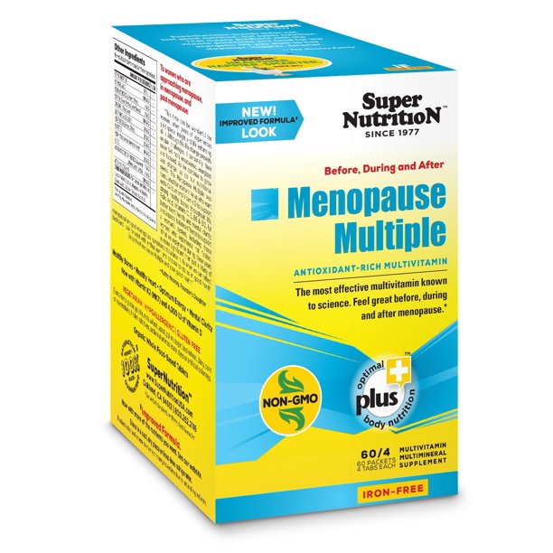 SuperNutrition Menopause Multiple IronFree Multivitamin Tablet Packets