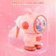 thumbnail image 3 of Sacapuntas De Conejo Espacial Sacapuntas Con Deposito Manual Belug, Rosa, 3 of 5