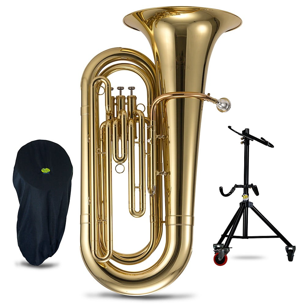 Jupiter JTU730 Series 3Valve 4/4 BBb Tuba With Tuba Essentials Stand
