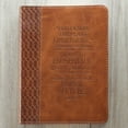 thumbnail image 6 of Christian Art Gifts Classic Handy-sized Journal for I Know The Plans Jeremiah 29:11 Bible Verse Inspirational Scripture Notebook with Ribbon 240 Ruled Pages, 5.7" x 7", Tan, 6 of 6
