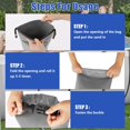 thumbnail image 5 of NeoMart 2 Pack Universal Pool Step Weights, 10L/25LB No Breaken Pool Ladder Weights for Above Ground Pools, Waterproof Pool Sand Stair Weights for Pool Steps, Easy&Quick Fill Sand (Grey), 5 of 14