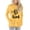 Yellow Bee, variant on ONLYSHE Women's Sweatshirts Oversized Crew Neck Long Sleeve Pullover Shirts Tops With Pocket