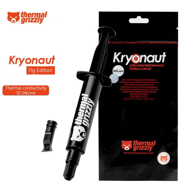 Thermal Grizzly KE 14.2W/MK Computer Thermal Paste Large Capacity Thermal Paste Conductivity For CPU GPU Graphics Card Notebook Kryonaut 11g