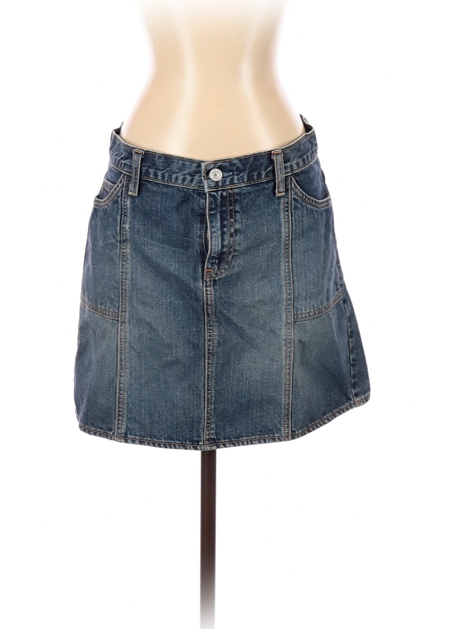 size 4 denim skirt