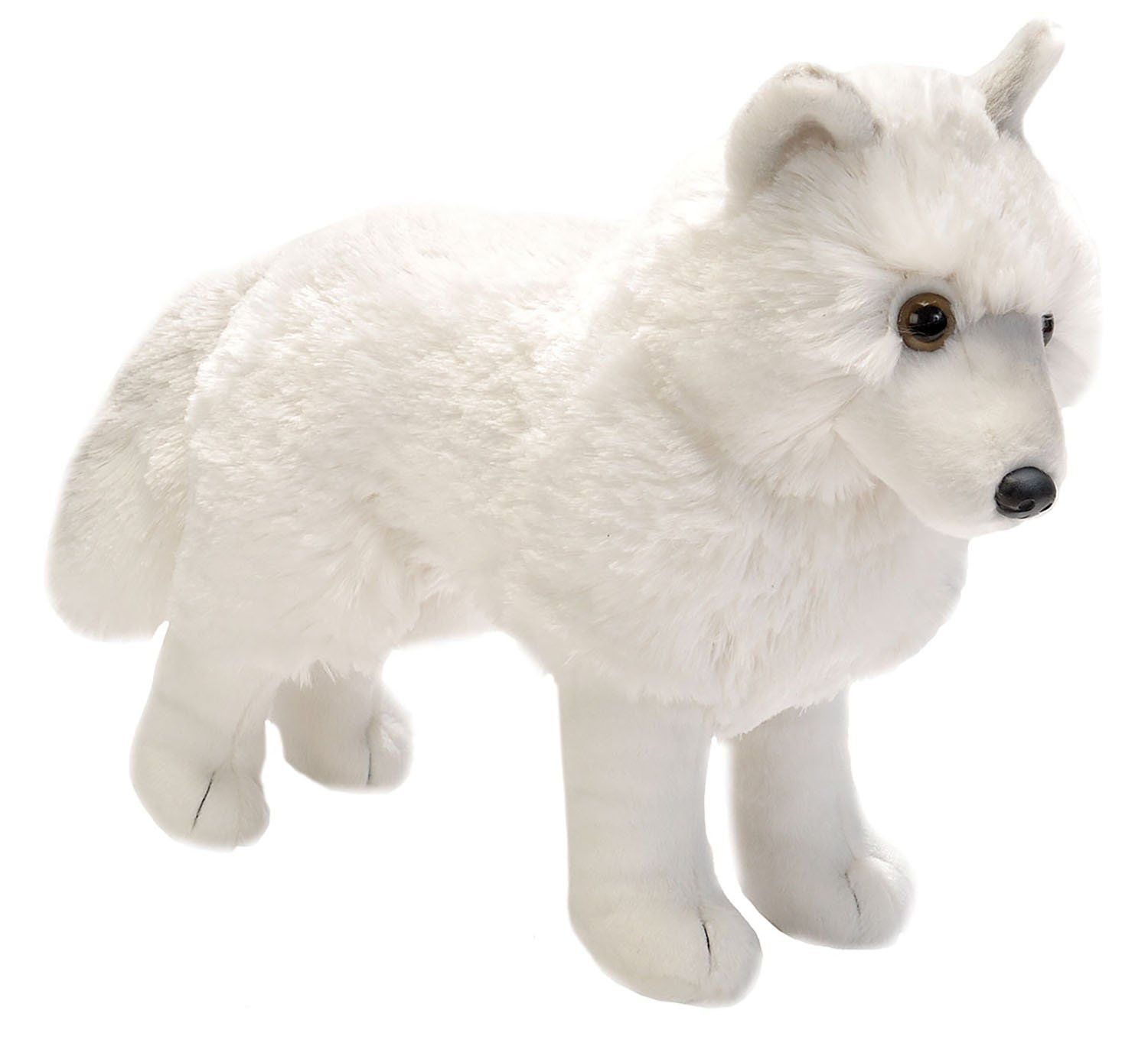 Plush GREY WOLF Cute Christmas Gift Present Toy Stuffed Collectable Animal 