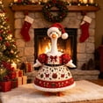 thumbnail image 4 of LEFXSMR Porch Goose Christmas Outfits, Vintage 23" Christmas Goose Outfit with Hat, Christmas Decorations for Lawn Gooses Statue, 4 of 8