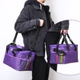 thumbnail image 5 of Naler Small Capacity Yarns Storage Bag,Purple Knitting Bag,Mini Yarn Totes for Crochet Hooks,Needles, 5 of 7