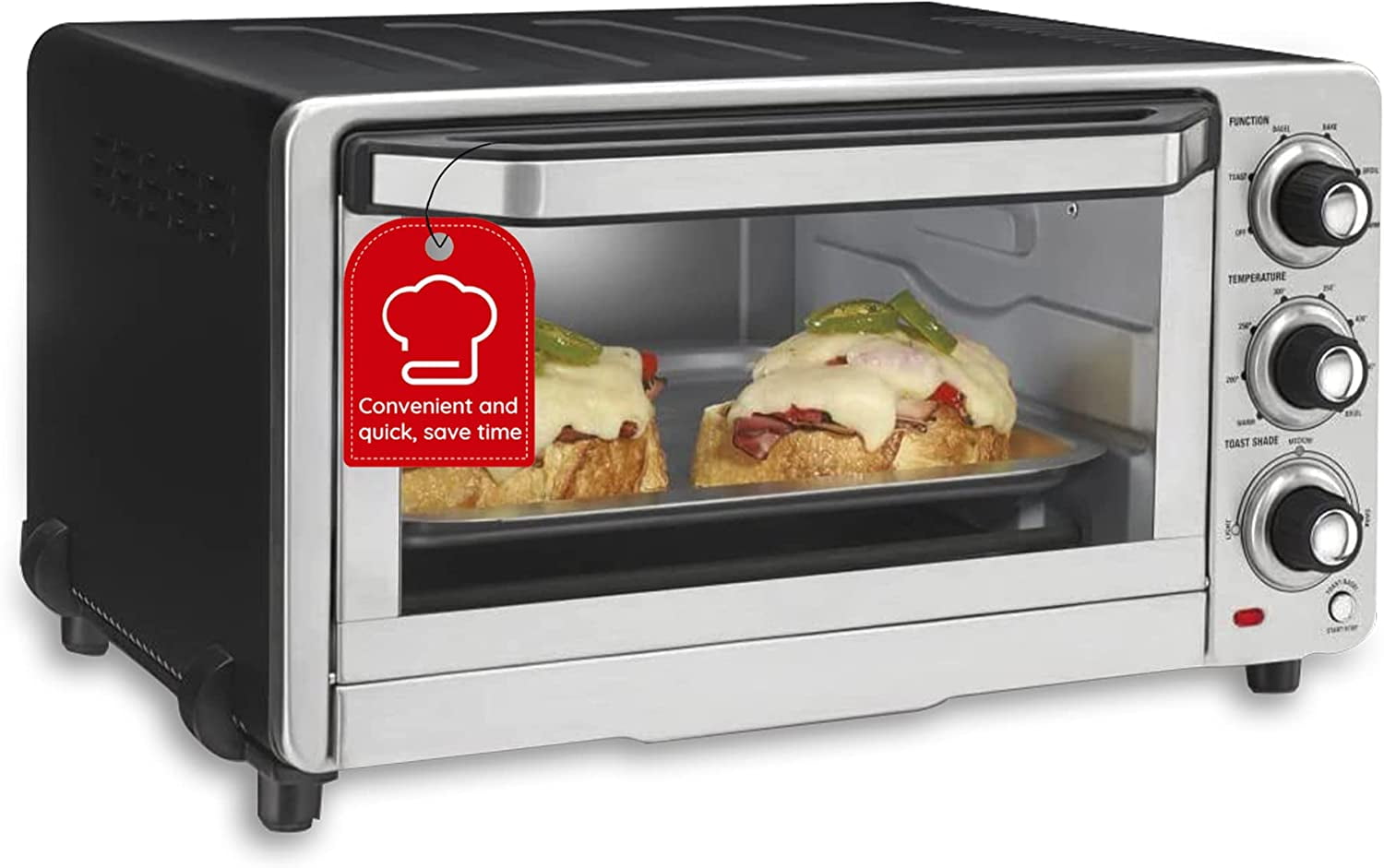 Custom Classic Toaster Oven Broiler, Toaster Ovens countertop, 17 Inch
