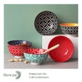 thumbnail image 3 of DOWAN 10 Oz Porcelain Small Bowls, Set Of 6, Mix-Match Pattern, 3 of 7