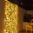 thumbnail image 2 of Guirnalda de luces LED solares para exteriores, 20/50/100 LED, hoja de hiedra, impermeable, decoración navideña para Patio y jardín, 2 of 4