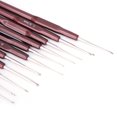 thumbnail image 3 of Ultrafine Lace Crochet Hook Set with Durable Stainless Steel  and Comfortable Plastic Handles for DIY Sewing, 3 of 8