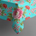 thumbnail image 5 of Pioneer Flower Floral Print Pattern Square Tablecloth, Waterproof Wipeable Spillproof Washable Table Cover for Home Kitchen Party Decor, 42"x42", 5 of 6
