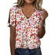 thumbnail image 1 of Blusa HOTYD de algodón con estampado floral bohemio para mujer, talla grande, 1 of 2