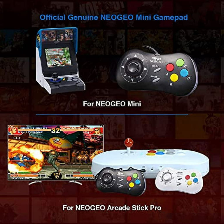 Controle Neo Geo Mini Pad - Black (Preto) - NEOGEO - Mini System - Magazine  Luiza