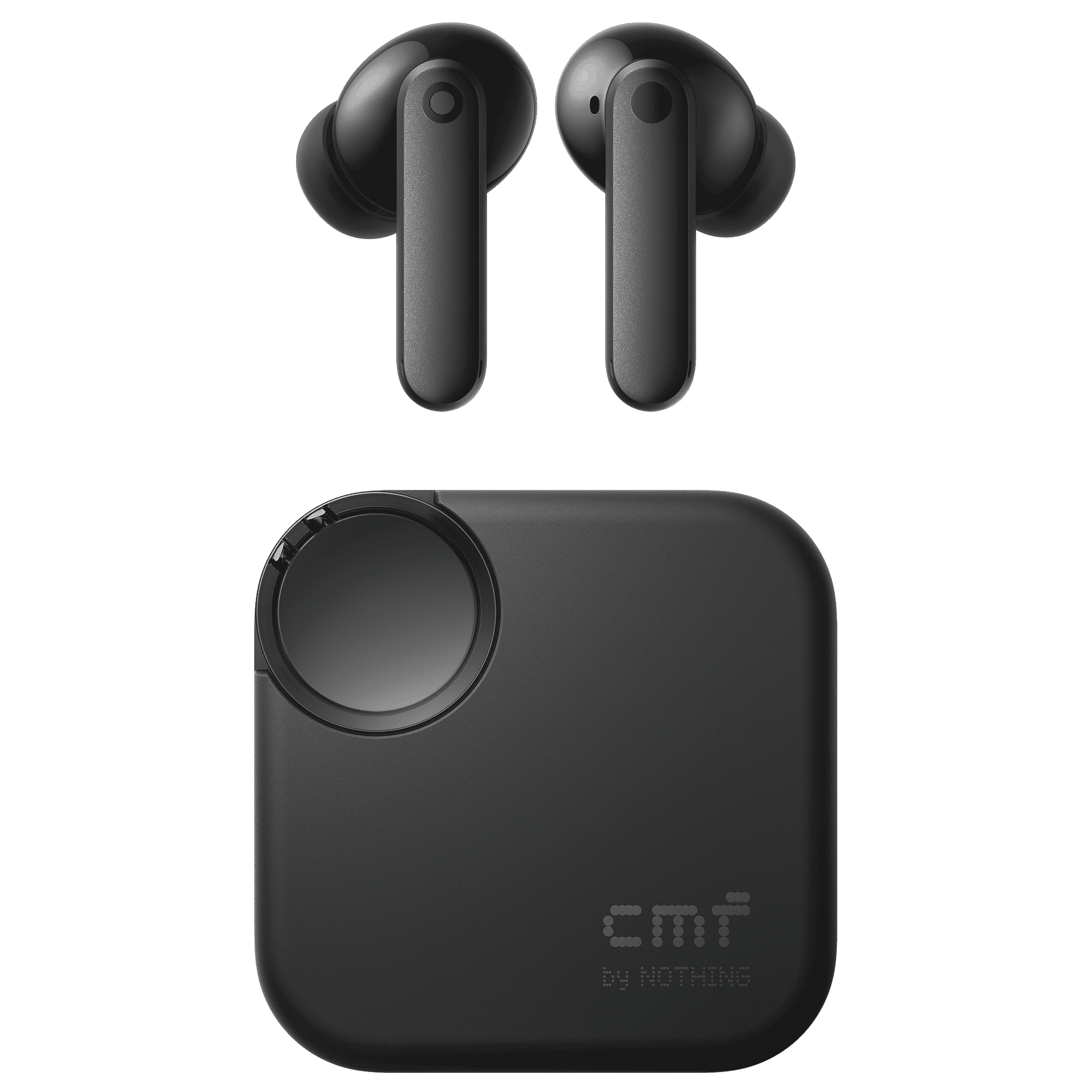 CMF By Nothing Buds 2 48dB Hybrid ANC True Wireless Earbuds, Strong and Comfort Noise Cancelling, Ultra Bass and Dirac Sound, in-Ear Detection, 55H Playtime, 6ENC Mics, Bluetooth 5.4 Dark Grey