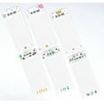 thumbnail image 3 of Inkdotpot Pack of 6 Funny Magnetic Dry Erase List For Fridge, Wipe Clean w/ NoStain, Quick Notes Shopping & Grocery List Whiteboard for Fridge, 8.75" x 3.8"(Tropical), 3 of 6