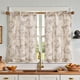 thumbnail image 1 of Cortinas Jinchan Floral de Lino 61x61 cm 2 Paneles Beige Tan, 1 of 8