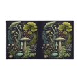 thumbnail image 2 of Adorable Red Mushroom Kitchen Rugs & Mats, Set of 2, Non-Slip & Cushioned - Perfect Boho Decor for Kitchen, Sink, Laundry, Bathroom - Enhances Home Ambience, Sizes 17x30 & 17x47 inches, 2 of 7