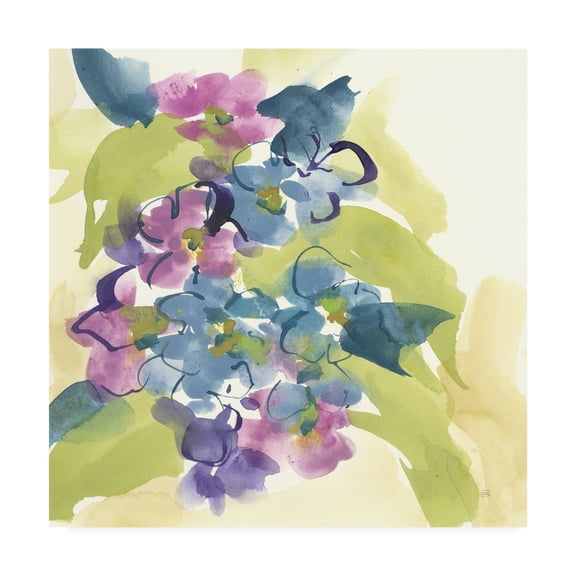 Trademark Fine Art 'Cool Spring Bouquet 2' Canvas Art by Chris Paschke