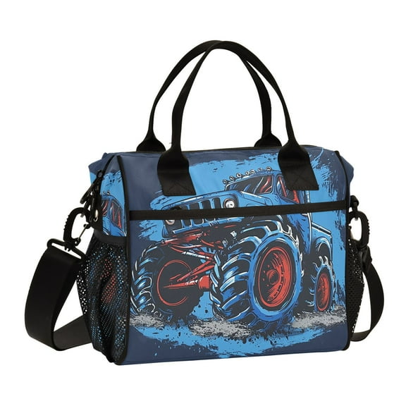 Monster Truck Cooler Bag Lunch Bag Soft Cooler Cooling Tote Insulated Lunch Box for Adult Men Women