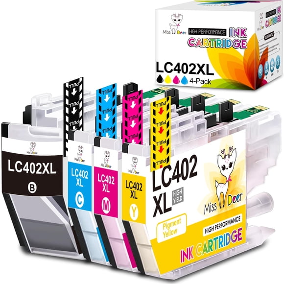 Cartuchos de tinta Miss Deer LC402XL compatibles para Brother LC 402 XL