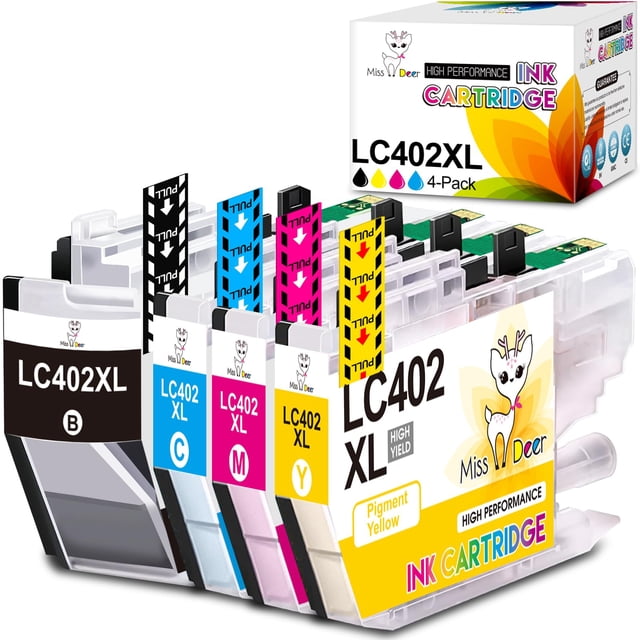 Cartuchos de tinta Miss Deer LC402XL compatibles para Brother LC 402 XL