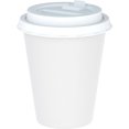 Auriga 8 oz Hot Coffee Cups with Lids Case of 1000 Cups and 1000 Lids