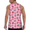 thumbnail image 3 of Gaeub Haear Strawberry Men's Athletic Tank Top, Workout Sleeveless Shirts, Running Tank Tops for Gym, Running, Training - Medium, 3 of 9