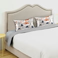 thumbnail image 3 of Yayeee Pillowcase Standard Size Set of 2 Satin Wrinkle Resistant Pillow Case, Cartoon Gray Houses, 3 of 7