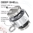 thumbnail image 4 of 2000LB Pull Force, Magnet Fishing Kit | Complete Double Sided Fishing Magnetic Kit with Case | Includes Strong Neodymium N52 Magnet, Durable 65ft Rope, Carabiner, Gloves, Grappling Hook & Carry Case, 4 of 4