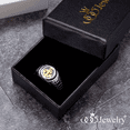 thumbnail image 2 of ‎555Jewelry Stainless Steel Biker Rings for Men, Retro Vintage Rings for Men, Signet Seal Nautical Pirate ‎Sailor Anchor Ring for Men, Navy Rings for Men, Silver\Gold, Size 9, 2 of 7