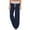 Navy, variant on Stephy Women's New Thin Elastic Loose Large Size Korean Version of Everything Long Trousers Casual Trousers Haren, Black, L