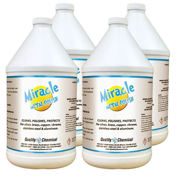 Miracle Metal Cleaner & Polish - 4 gallon case