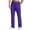 Purple, variant on Annhoo Sweatpants for Men Solid Color Trendy Elastic Waist Straight Trousers Casual Drawstring Sports Jogger Long Pants