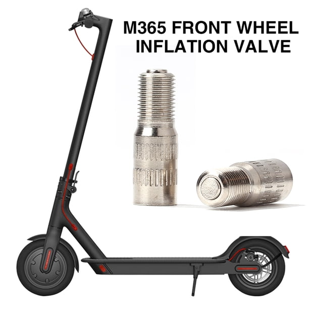 Bicicleta Patineta Válvula de aire de Ndcxsfigh extensión 2 uds para boquilla de aire de rueda delantera de Scooter eléctrico M365