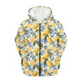 thumbnail image 5 of DISNIMO Girls Lemon Zip Up Hoodie Kids Flower Hoodie with Zipper for Girls Hoodie Sweatshirts Size 11-13 Childrens Sweatshirt Boys Zip Jacket Girls Fruit Print Hoodie Jackets Kids Polyester, 5 of 7