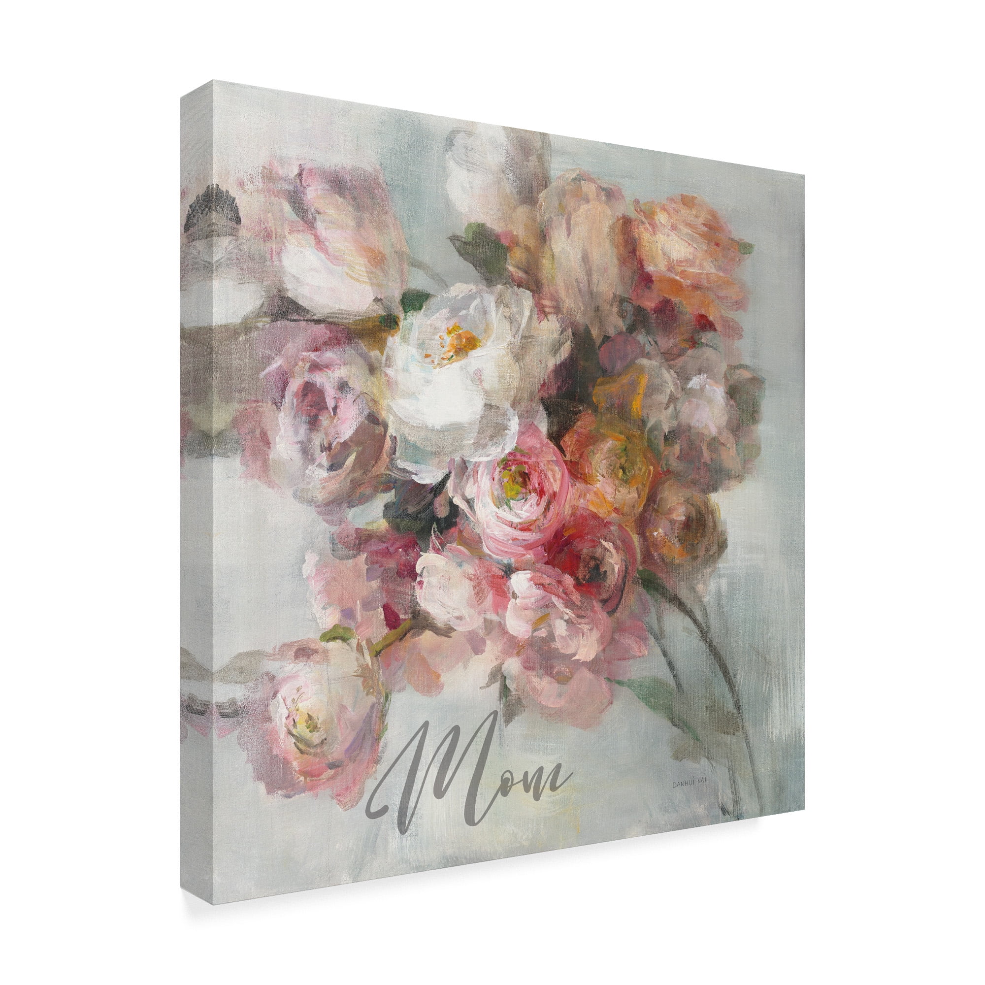 Trademark Fine Art 'Blush Bouquet Mom' Canvas Art by Danhui Nai