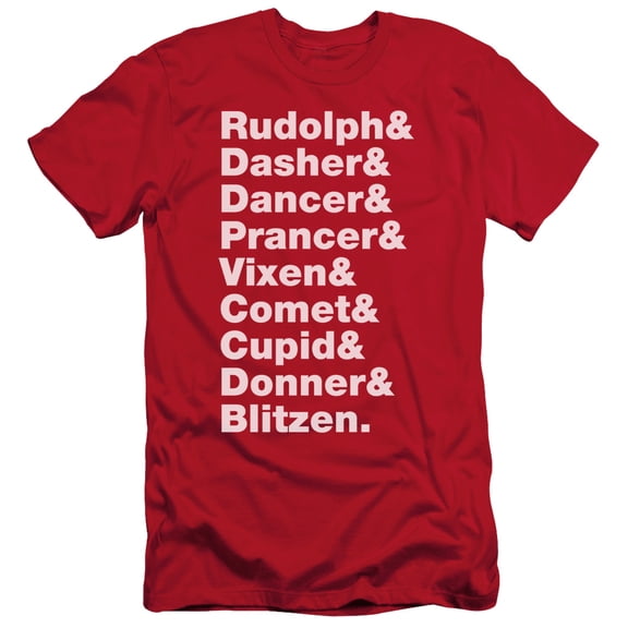 - Reindeer - Slim Fit Short Sleeve Shirt - Small