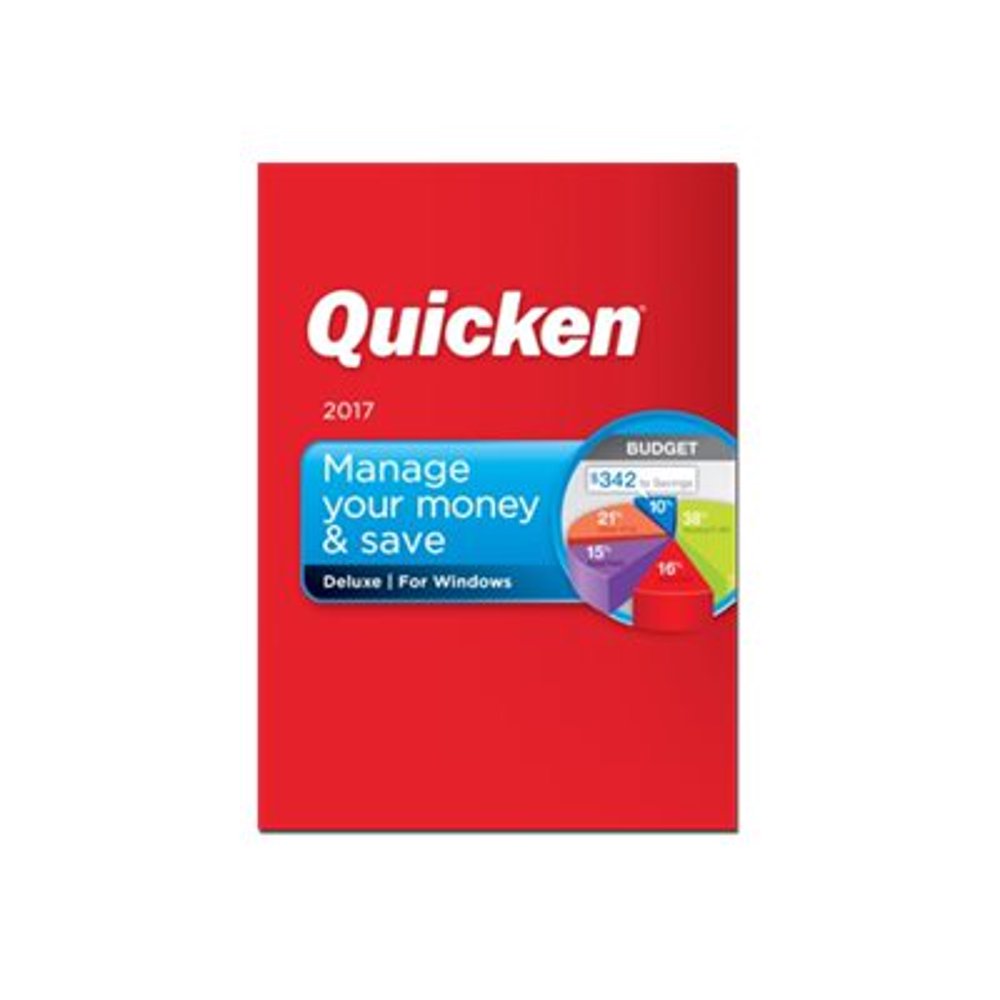 Quicken Deluxe 2017 Box Pack 1 User CD Win