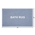 thumbnail image 4 of Better Homes & Gardens Signature Soft Looped Bath Mat, Blue Silver, 20" x 34", 4 of 10
