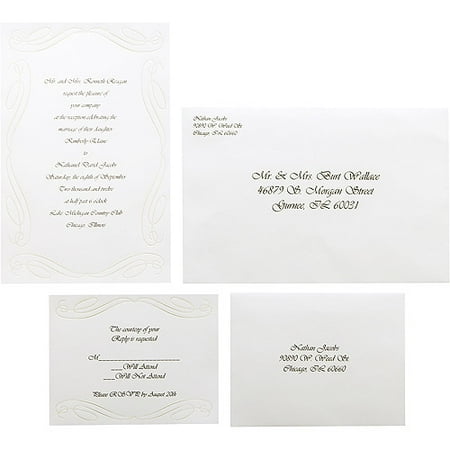 Wilton Wedding Scroll Invitations 50 Count Wilton Wedding Scroll Invitations 50 Count