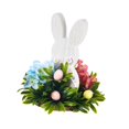 thumbnail image 2 of Figura de animal, obra de arte, estatua de conejo de Pascua para sala de estar, pasillo y dormitorio Estilo C, 2 of 9